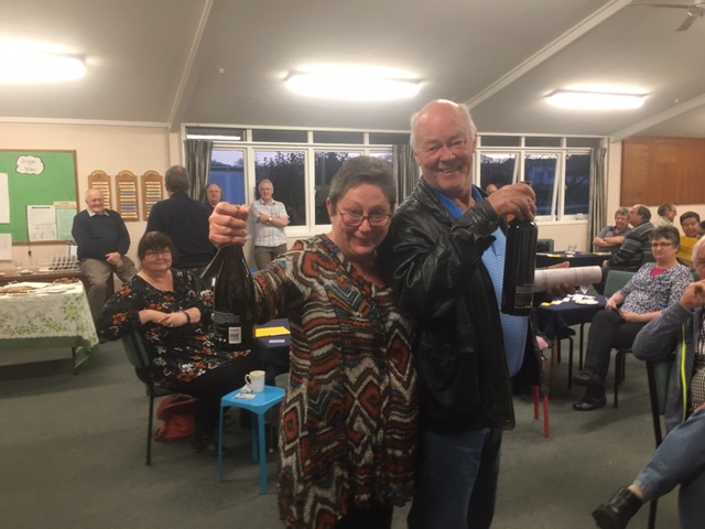 Best Matamata Pair (and 5th overall): Kathy and Ken Yule, best Matamata pair and winners of the Kim Crawford wines